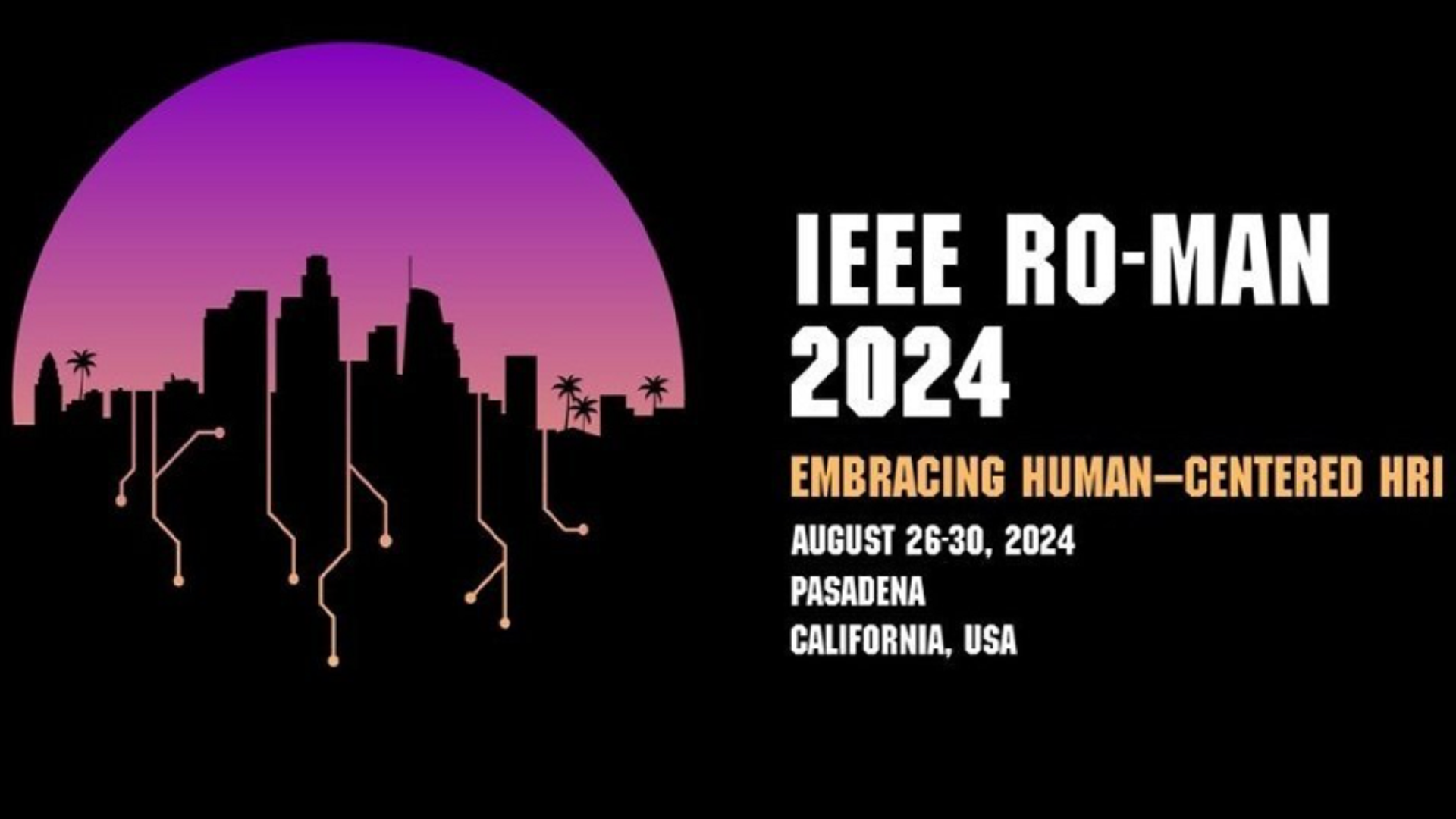 Lo spoke 2 partecipa alla conferenza IEEE RO-MAN 2024