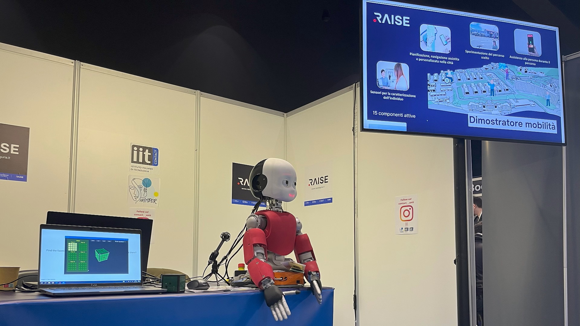 I progetti degli Spoke di RAISE allo stand IIT alla conferenza Humanoids 2024