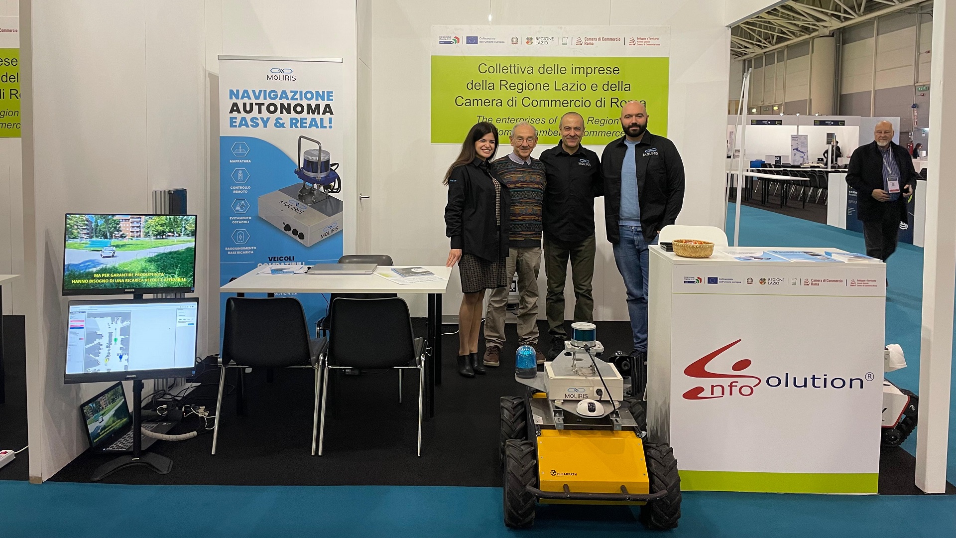 Info Solution presents MOLIRIS at NSE 2024: autonomous robots and advanced navigation at NSE 2024