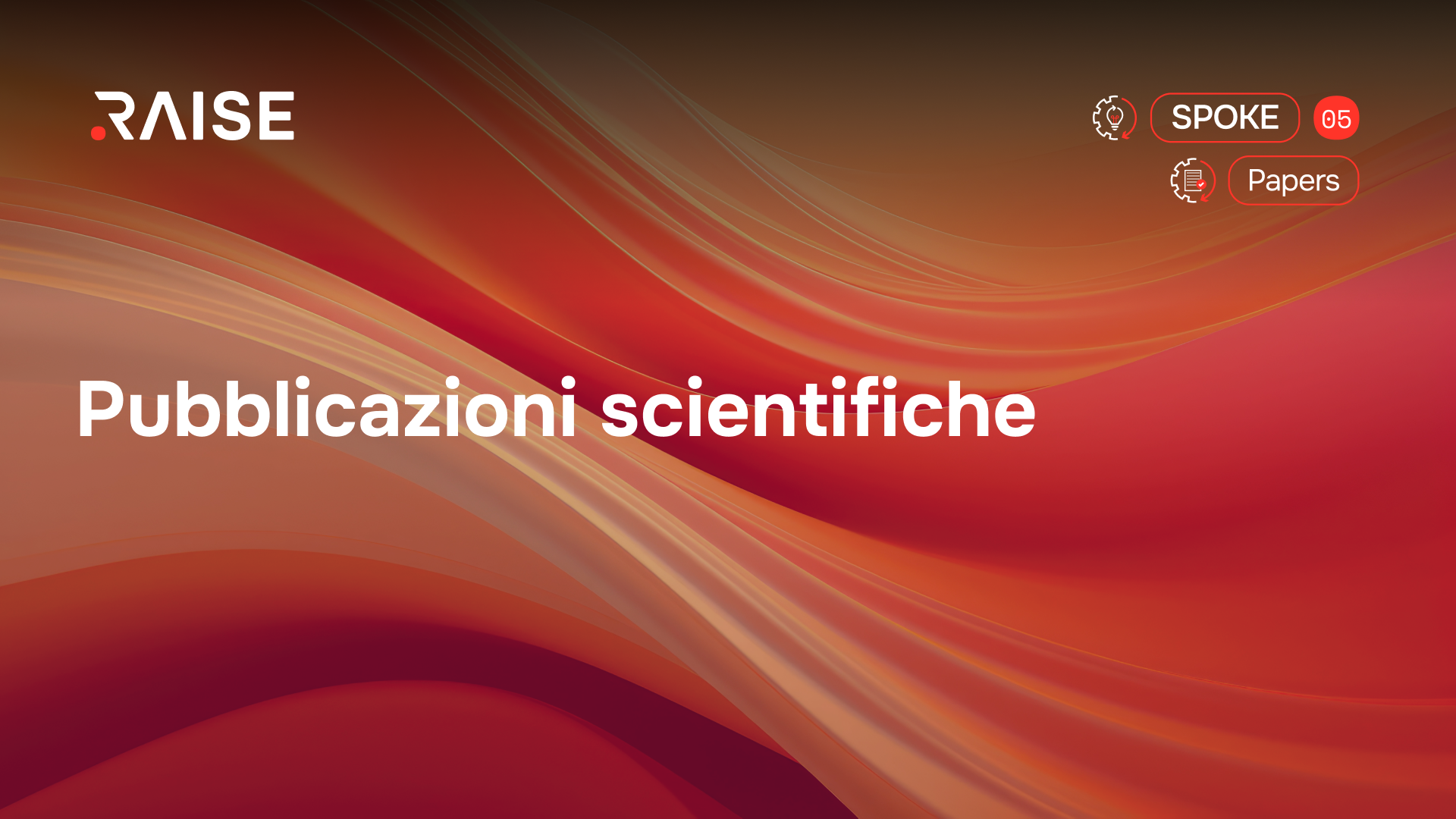 Il sito di RAISE si arricchisce di una nuova sezione dedicata alle pubblicazioni scientifiche