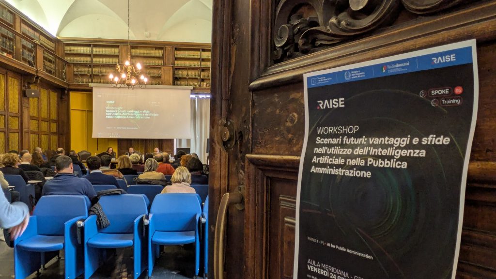 Scenari futuri vantaggi e sfide utilizzo Intelligenza Artificiale nella Pubblica Amministrazione Workshop P5 Training Program Raise