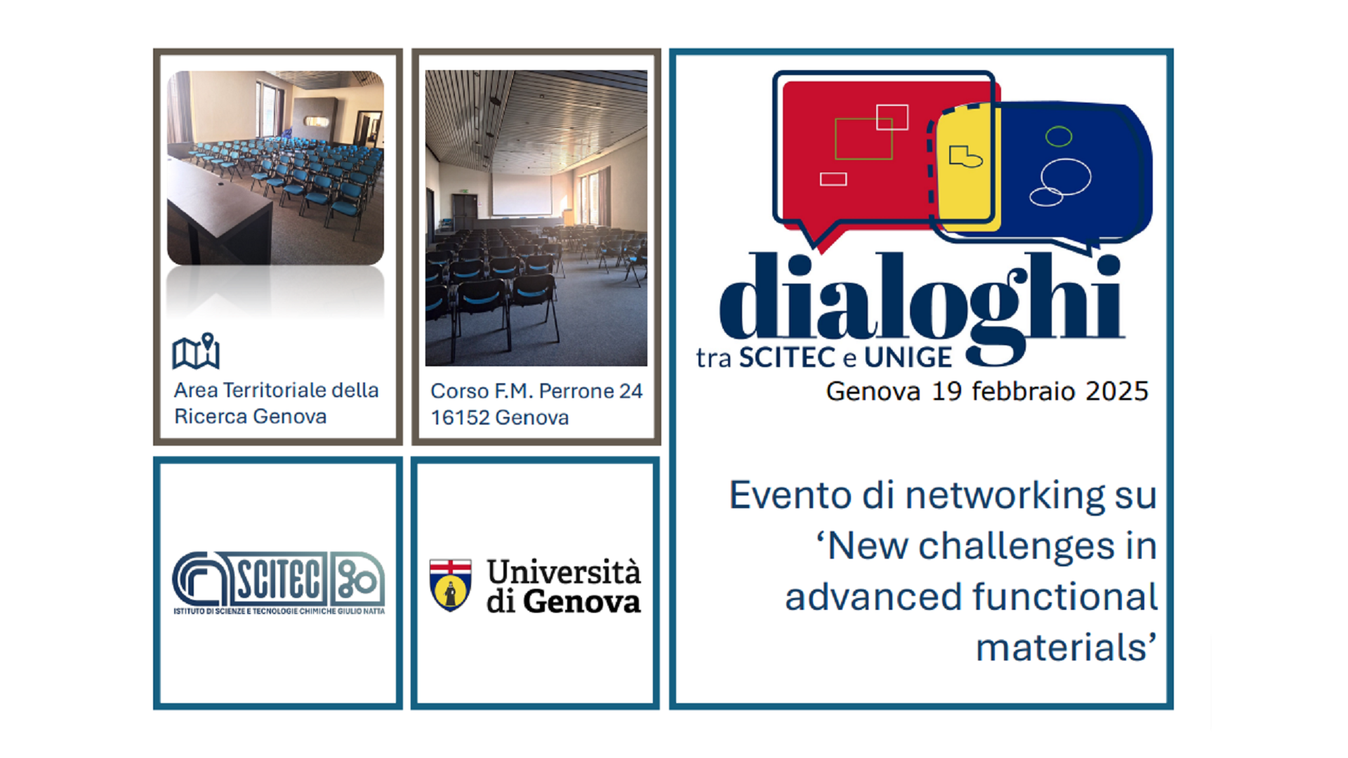 RAISE all’evento “New Challenges in Advanced Functional Materials”: innovazione e sostenibilità per la Liguria