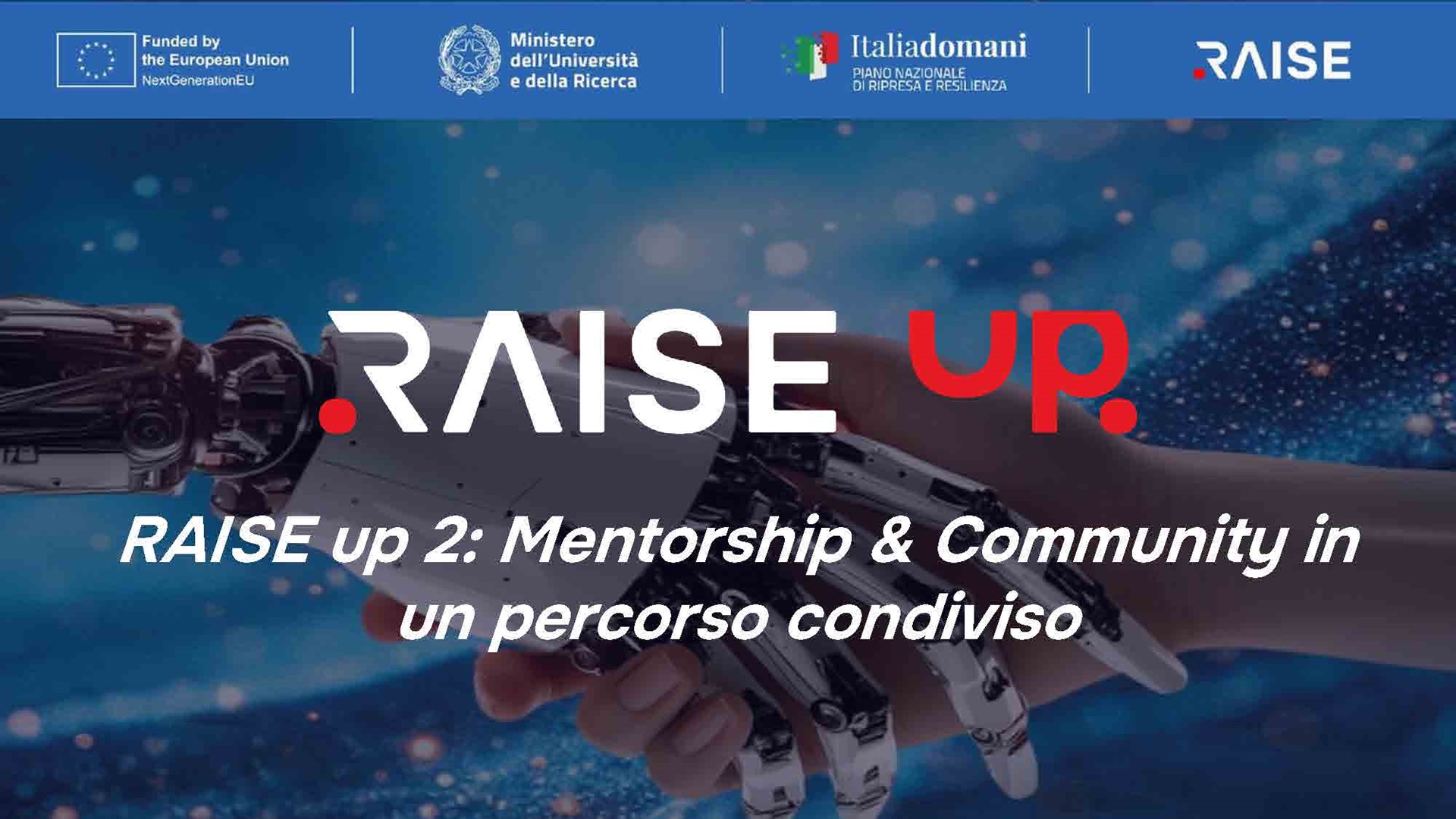 RAISE up 2: il webinar di inaugurazione della seconda edizione